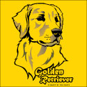 Golden Retriever Woodcut