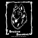 Belgian Sheepdog Woodcut