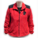 BSD Circle Head--fleece full-zip jacket, with zip-out lined sleeves