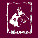 Belgian Malinois Profile Woodcut